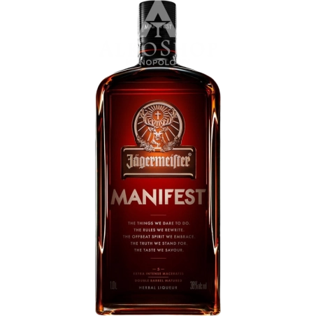 Likier Jagermeister Manifest 1l / 38% | Sklep AlkoShop.pl