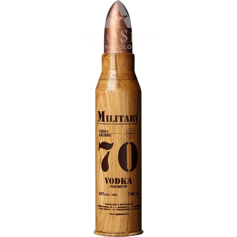 Wódka Dębowa Polska Military 700ml / 40% | Sklep AlkoShop.pl