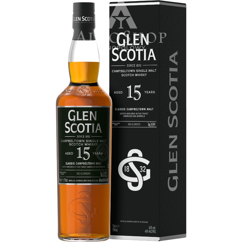 Whisky Glen Scotia 15 yo 700 ml / 46% | Sklep AlkoShop.pl