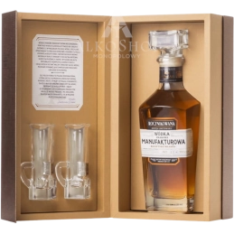 Wódka Smakowa Manufakturowa Rocznikowana 2023 700ml + 2 Kieliszki / 46,4% | AlkoShop.pl