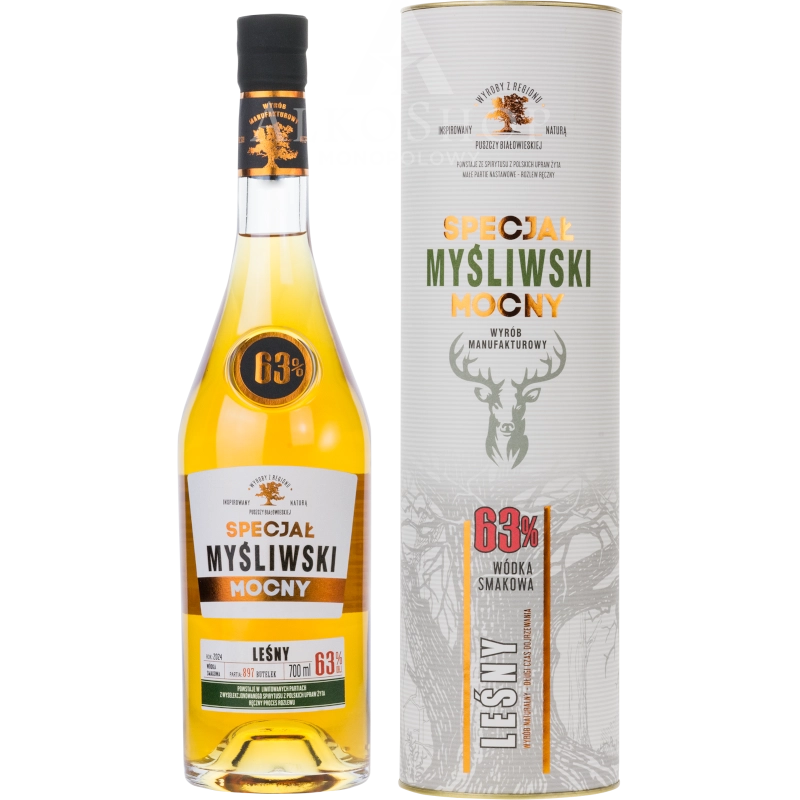 Wódka Specjał Myśliwski Mocny Leśny 700 ml / 63% | AlkoShop.pl