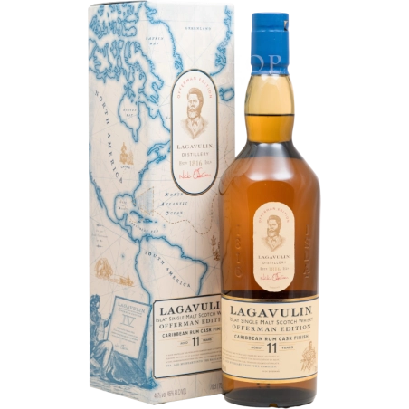 Whisky Lagavulin 11YO Offerman Caribbean Rum Cask 700ml / 46% |AlkoShop.pl
