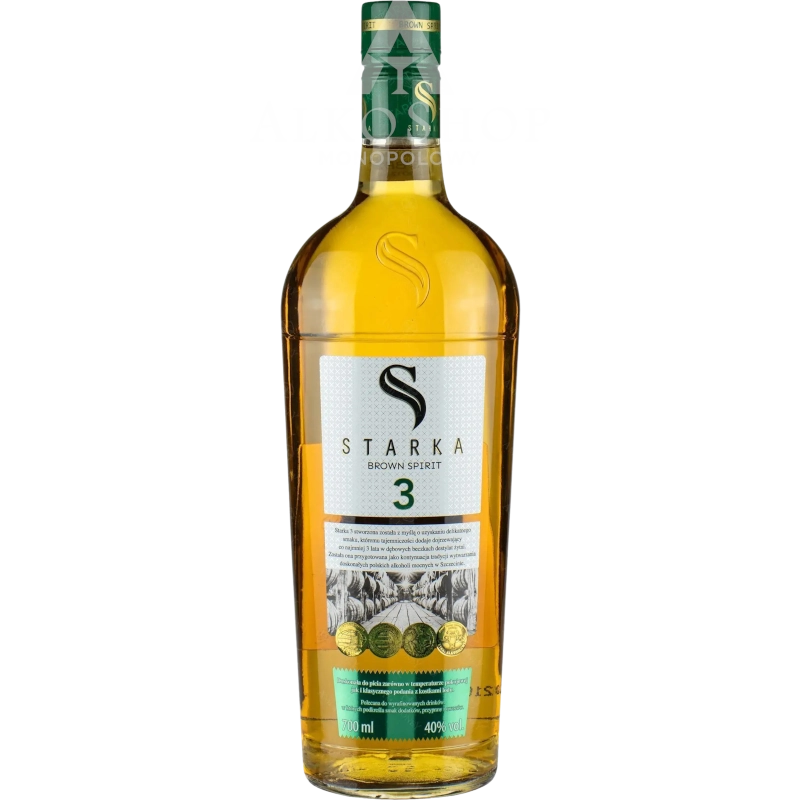 Wódka Starka Brown Spirit 3 yo 700ml / 40% | Sklep AlkoShop.pl