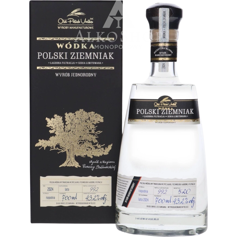 Wódka Polski Ziemniak Lato 2024 700 ml / 43,2% | Sklep AlkoShop.pl