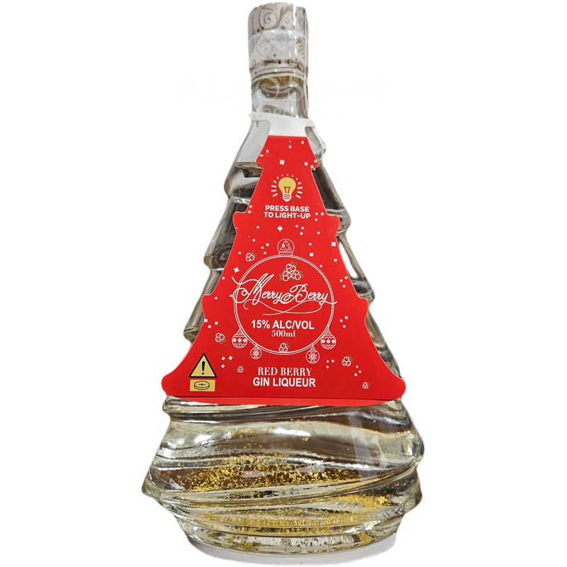 LIKIER MERRY BERRY CHRISTMAS TREE RED BERRY GIN / 15% / 0,5L