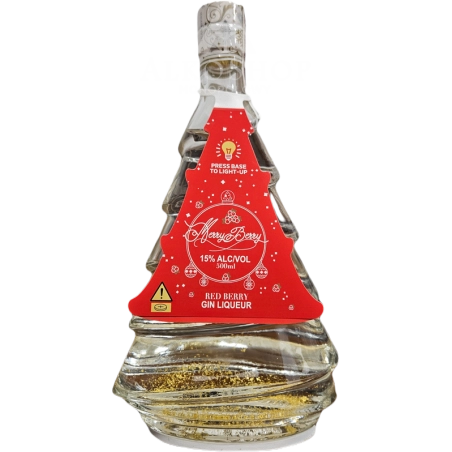 LIKIER MERRY BERRY CHRISTMAS TREE RED BERRY GIN / 15% / 0,5L