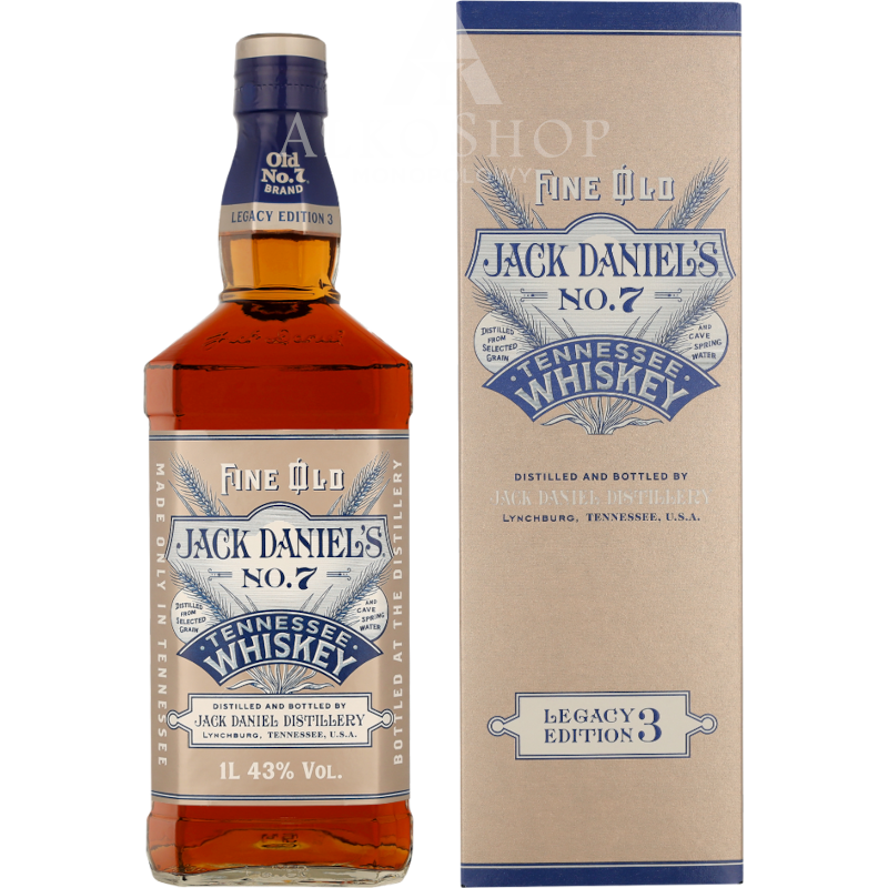 WHISKEY JACK DANIEL'S LEGACY EDITION NO 3 / 43% / 1L