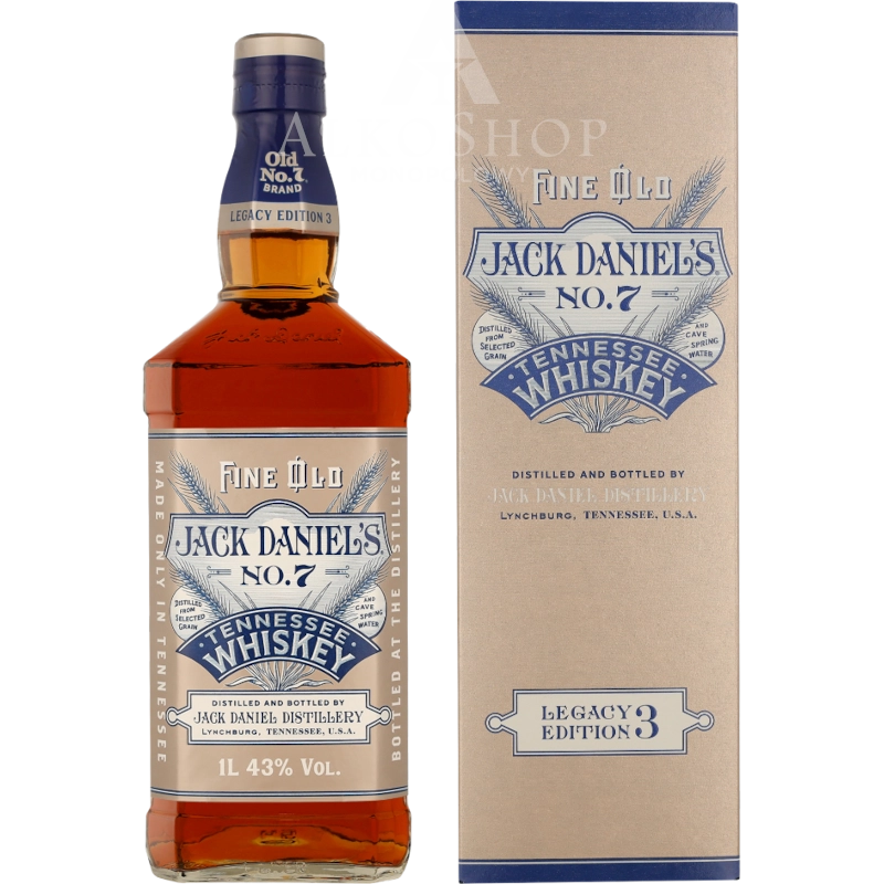 WHISKEY JACK DANIEL'S LEGACY EDITION NO 3 / 43% / 1L