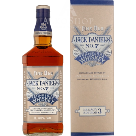 WHISKEY JACK DANIEL'S LEGACY EDITION NO 3 / 43% / 1L