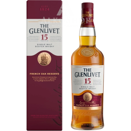 Whisky The Glenlivet 15 yo French Oak 700 ml / 40% | Sklep AlkoShop.pl