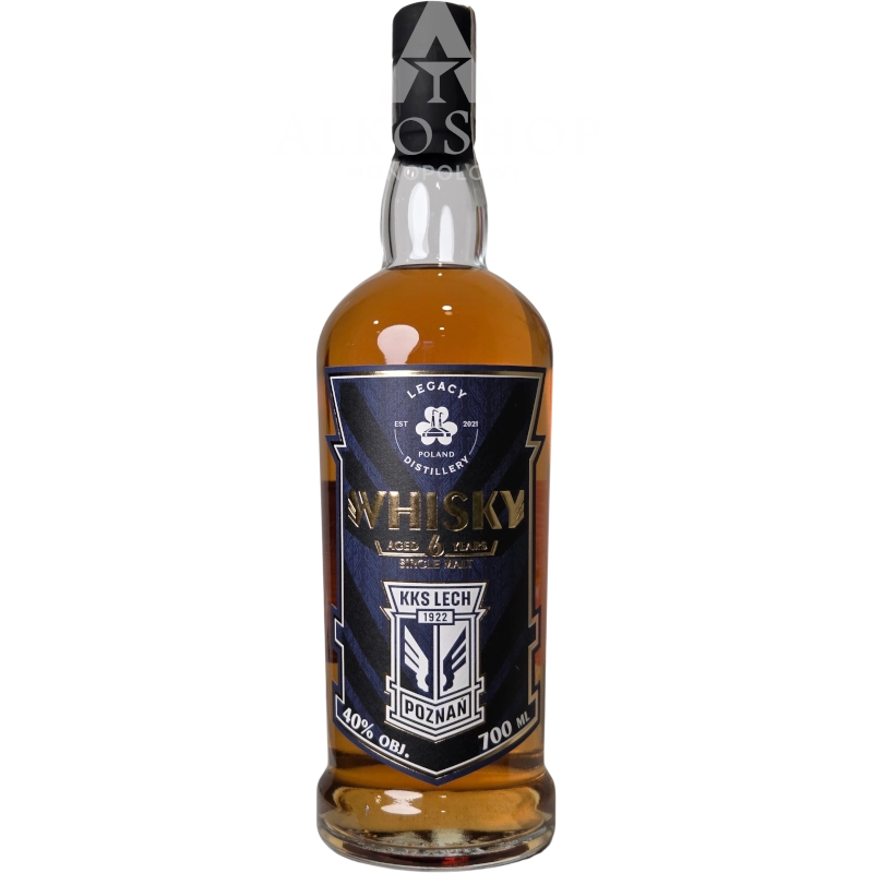 WHISKY LEGACY 6YO KKS LECH POZNAŃ / 40% / 0,7L