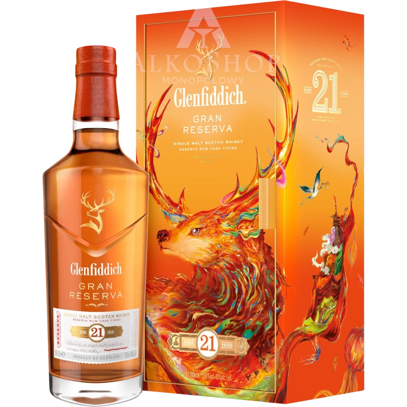 Whisky Glenfiddich 21yo Chinese New Year 2025 700ml / 40% |AlkoShop.pl