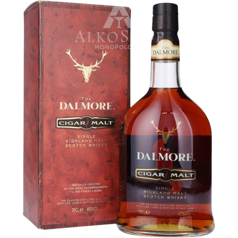 WHISKY DALMORE CIGAR MALT / 40% / 0,7L