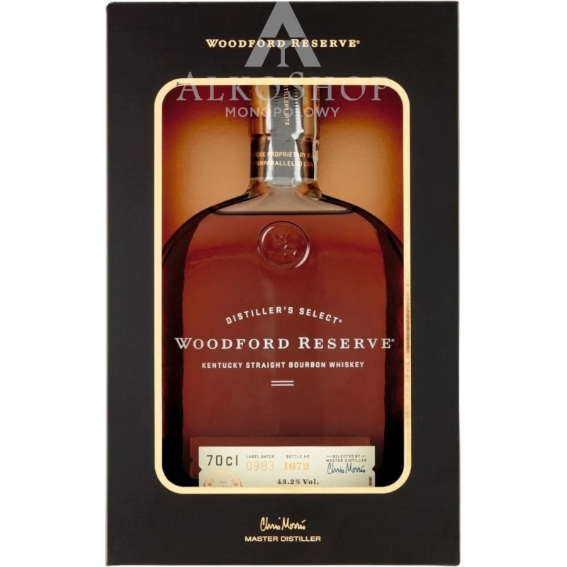 Whiskey Woodford Reserve Straight Bourbon 700 ml / 43,2% | AlkoShop.pl
