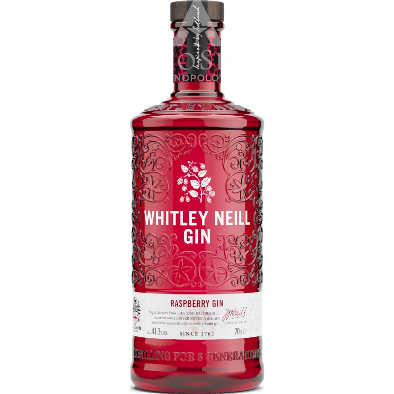 Gin Whitley Neill Raspberry 700 ml / 41,3% |Sklep AlkoShop.pl