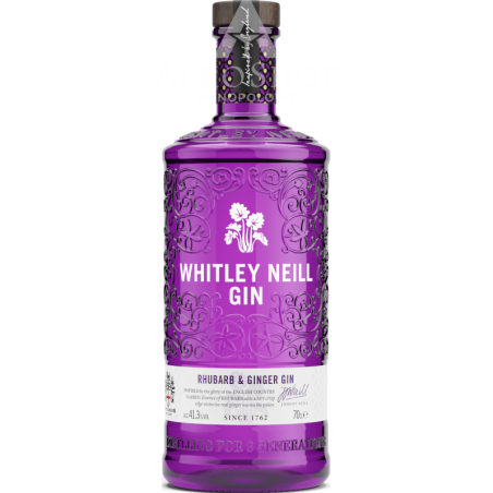 Gin Whitley Neill Rhubarb Ginger 700 ml / 41,3% | Sklep AlkoShop.pl