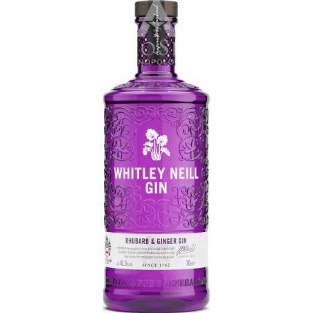 Gin Whitley Neill Rhubarb Ginger 700 ml / 41,3% | Sklep AlkoShop.pl