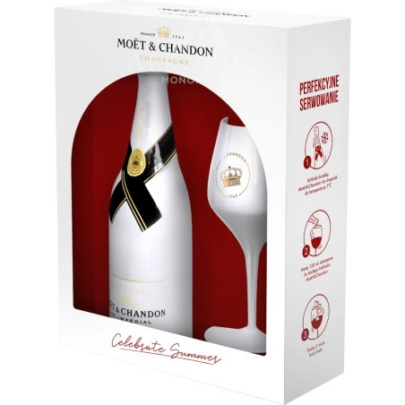 SZAMPAN MOET & CHANDON ICE IMPERIAL / 12% / 0,75L +KIELISZEK