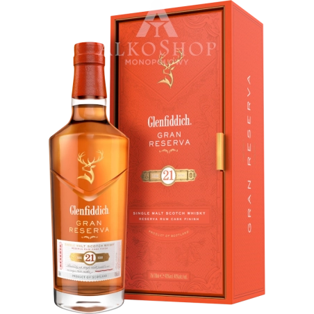 Glenfiddich Gran Reserva 21yo 700 ml / 40% | Sklep AlkoShop.pl