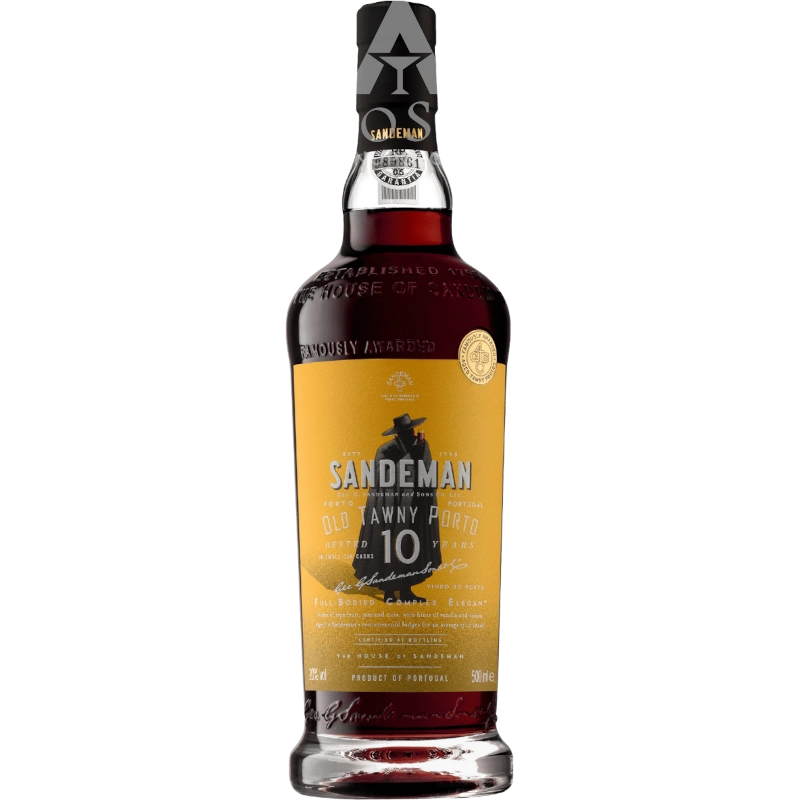 WINO PORTO SANDEMAN 10YO TAWNY / 20% / 0,75L