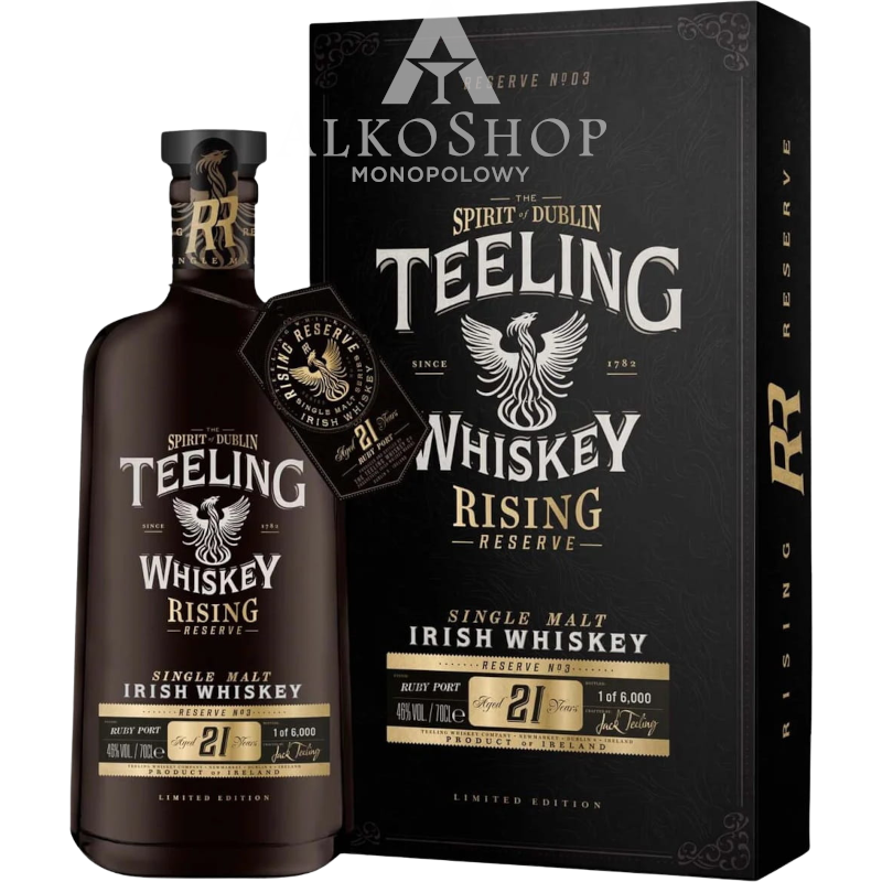 WHISKEY TEELING 21YO RISING RESERVE NO.3 / 46% / 0,7L