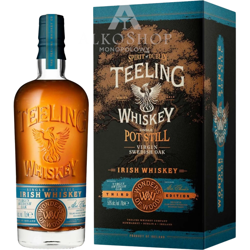 Whiskey Teeling Pot Still Wonders Of Wood Virgin Swedish Oak 700 ml / 50% | Sklep AlkoShop.pl