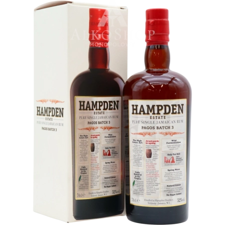 Rum Hampden Estate Jamaican Pagos Batch 3 700 ml / 52% | AlkoShop.pl