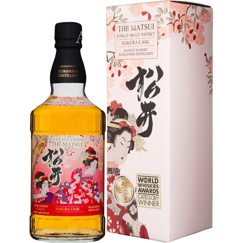 Whisky Matsui Sakura Cask Single Malt 700 ml / 43% | AlkoShop.pl