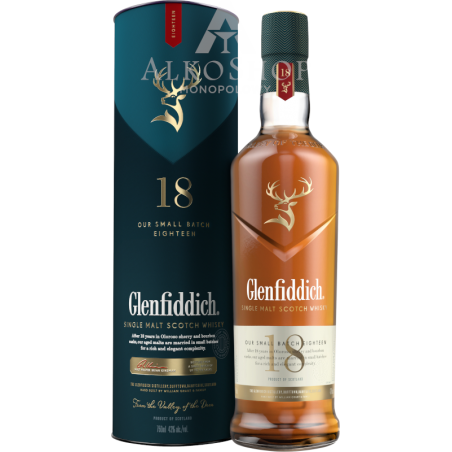 Whisky Glenfiddich 18 yo Our Small Batch 0,7l / 40% | Sklep AlkoShop.pl