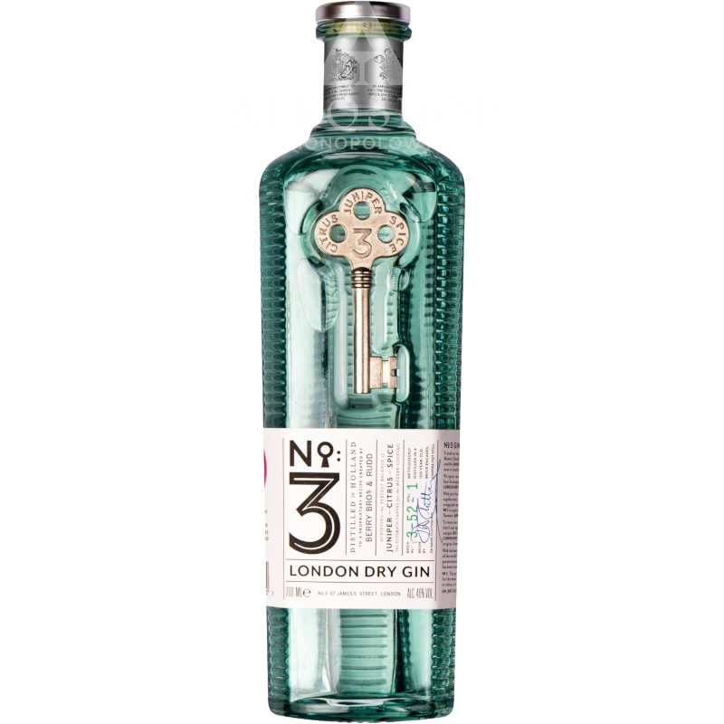 Gin No.3 London Dry 700 ml / 46% | Sklep AlkoShop.pl