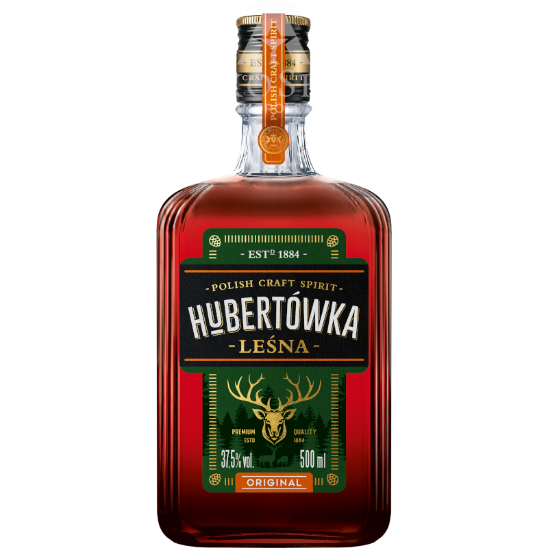 Wódka Hubertówka 500 ml / 37,5% | Sklep AlkoShop.pl