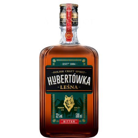 Wódka Hubertówka Leśna Bitter 500 ml / 32% | Sklep AlkoShop.pl