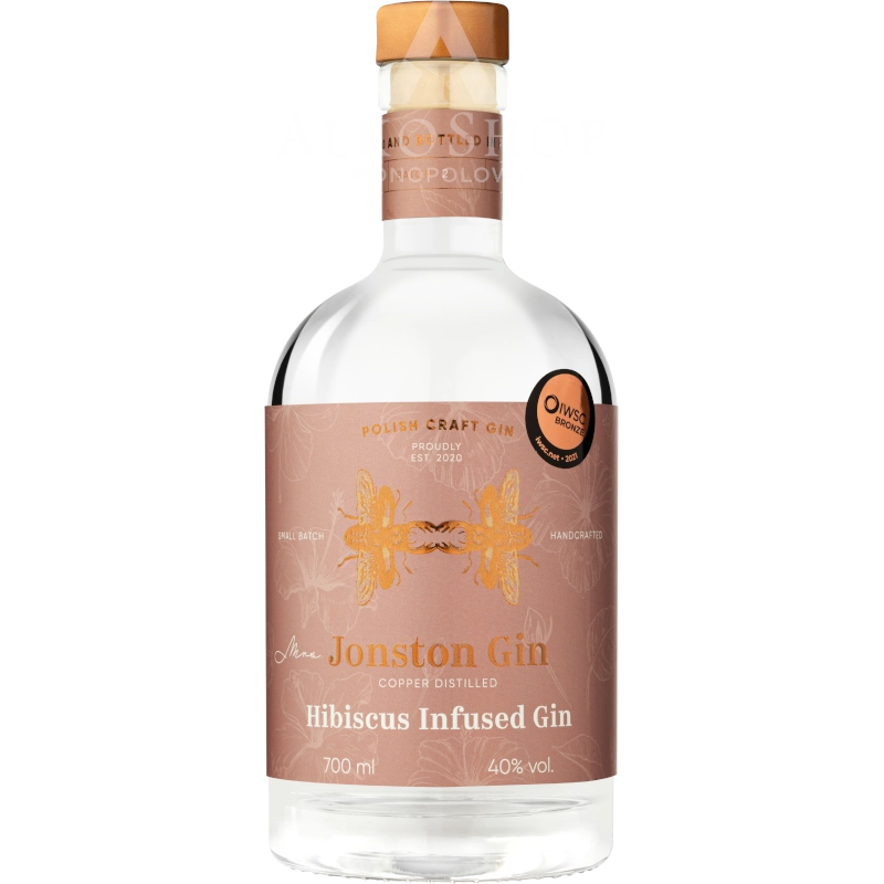 Gin Jonston Hibiscus Infused 700 ml / 40% | Sklep AlkoShop.pl