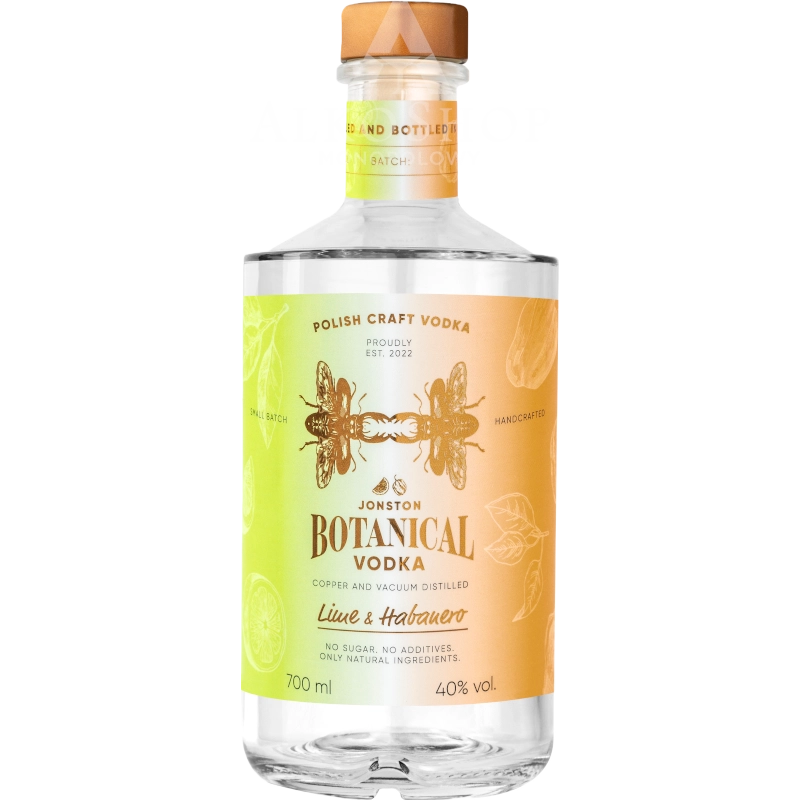 Wódka Jonston Botanical Lime & Habanero 700 ml / 40% | Sklep AlkoShop.pl