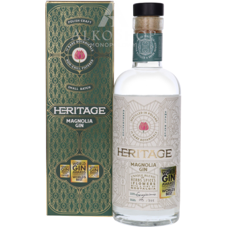 Gin Heritage Magnolia 500ml / 47% | Sklep AlkoShop.pl