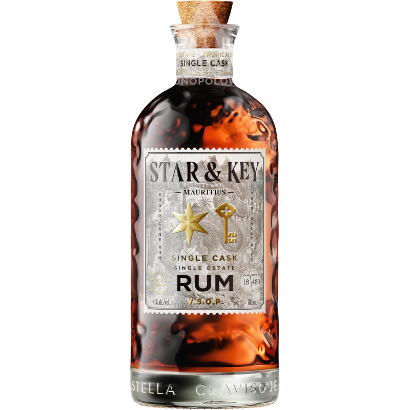 Rum Star & Key Single Cask VSOP 700 ml / 43% | Sklep AlkoShop.pl