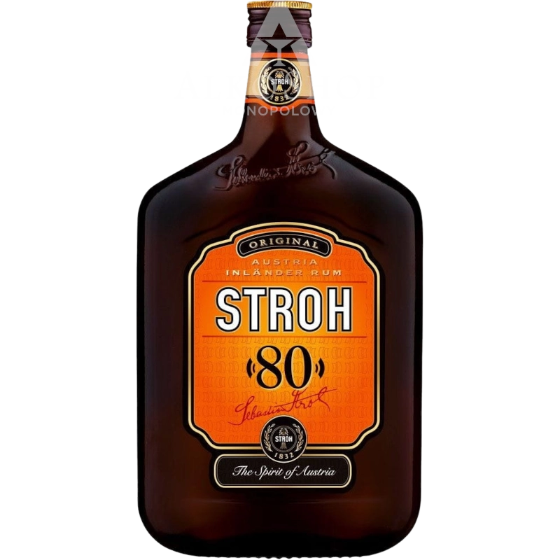 Rum Stroh Original 1l / 80% | Sklep AlkoShop.pl Rum Stroh Original 1l / 80% | Sklep AlkoShop.pl