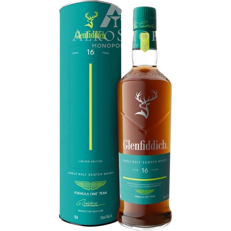 Whisky Glenfiddich 16 YO Aston Martin Formula One™ 2025 700 ml / 43%
