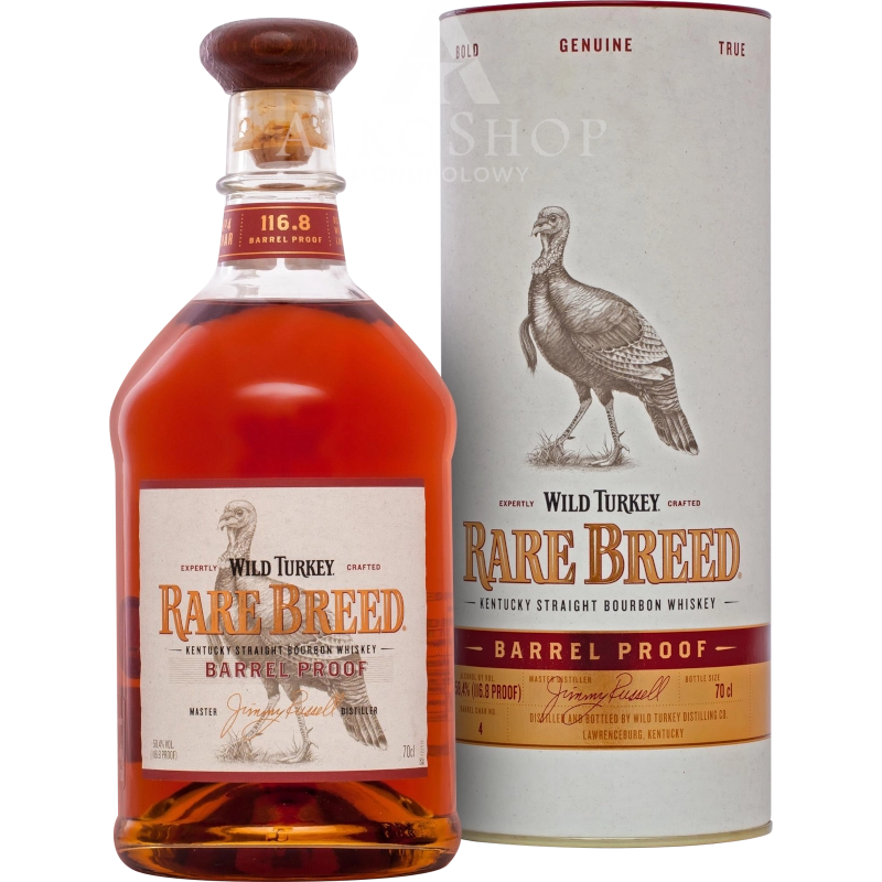 Whiskey Bourbon Wild Turkey Rare Breed Barrel Proof 700 ml / 58,4%
