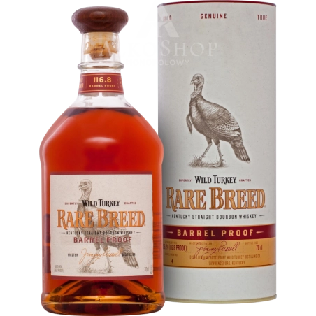 Whiskey Bourbon Wild Turkey Rare Breed Barrel Proof 700 ml / 58,4%
