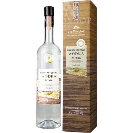 Wódka Manufakturowa Żytnia 3l / 40% | Sklep AlkoShop.pl