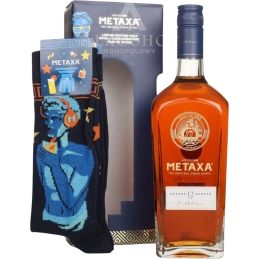 Brandy Metaxa 12* + Skarpety 700 ml / 40% | Sklep AlkoShop.pl