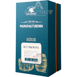 Wódka Manufakturowa Rocznikowana +2 kieliszki 0,7l / 46,6% | AlkoShop.pl