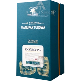Wódka Manufakturowa Rocznikowana +2 kieliszki 0,7l / 46,6% | AlkoShop.pl