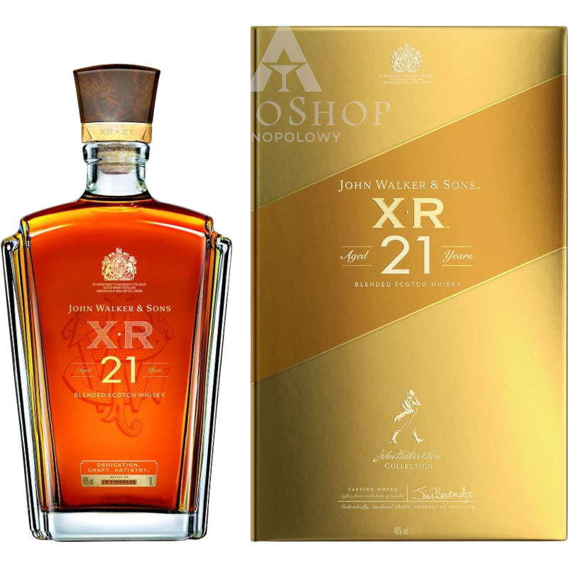 WHISKY JOHN WALKER XR 21YO / 40% / 0,75L