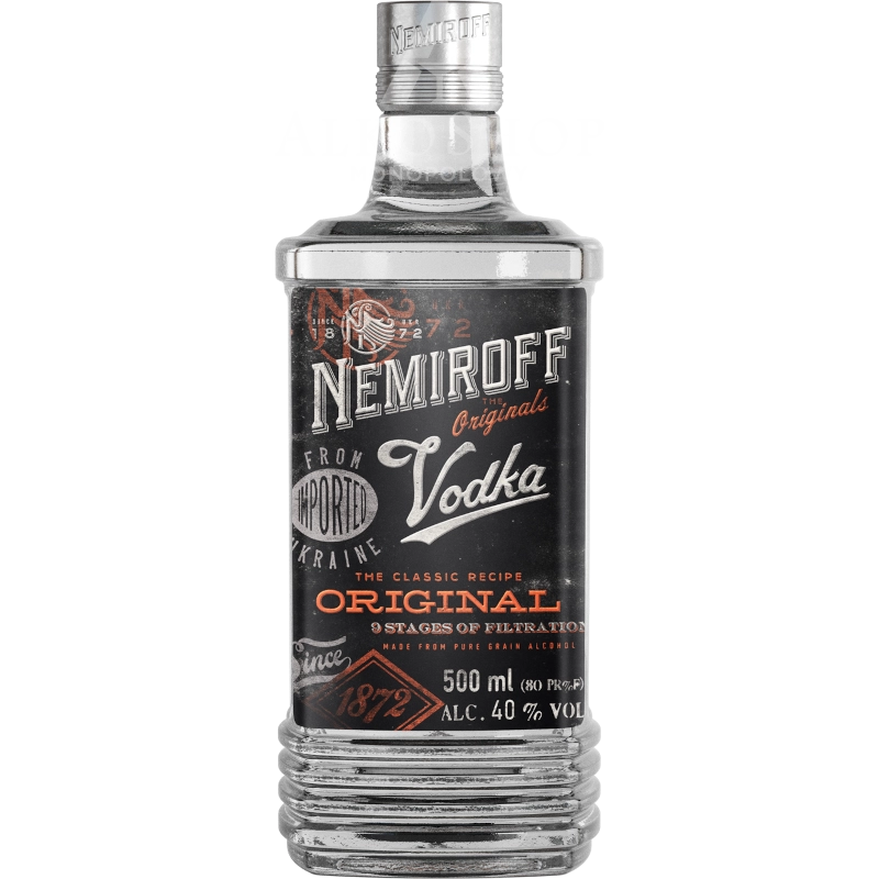 WÓDKA NEMIROFF ORIGINAL / 40% / 0,5L