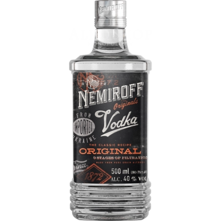 WÓDKA NEMIROFF ORIGINAL / 40% / 0,5L