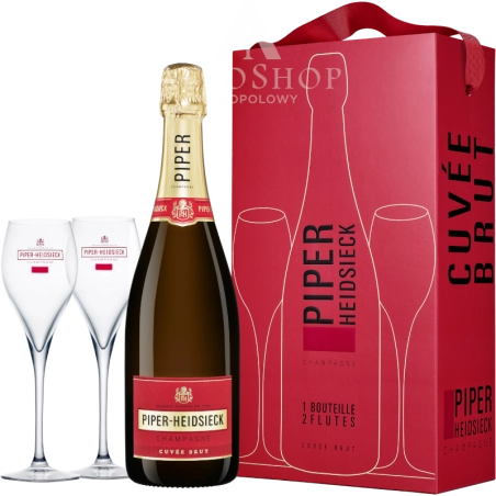 CHAMPAGNE PIPER HEIDSIECK CUVEE BRUT / 12% / 0,75L +2 KIELISZKI
