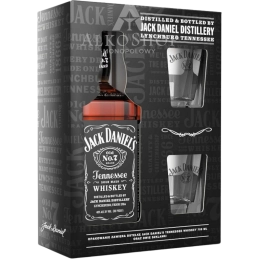 Whiskey Jack Daniel's No.7 700 ml +2 szklanki / 40% | AlkoShop.pl