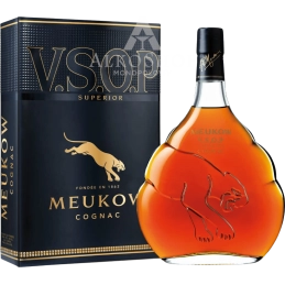 Cognac Meukow VSOP Clear Panther 700 ml / 40% | Sklep AlkoShop.pl